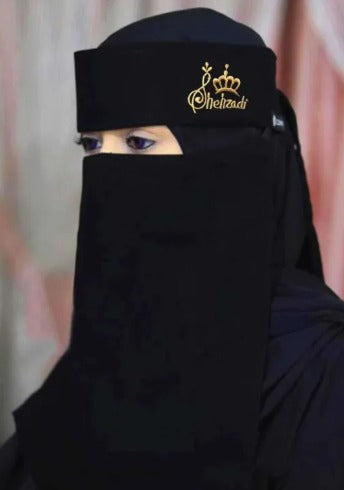 New Queen Saudi Arabic fancy hijab for stylish girls, women.