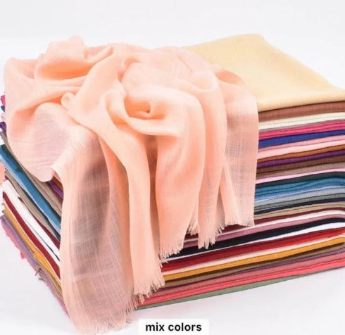 Soft Turkish Lawn Scarfs and Hijabs for Comfortable Daily Wear